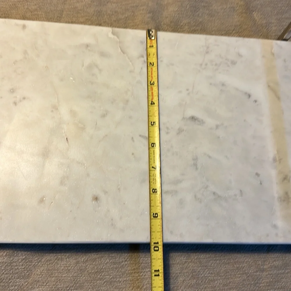 Elegant White Marble Bath Tray